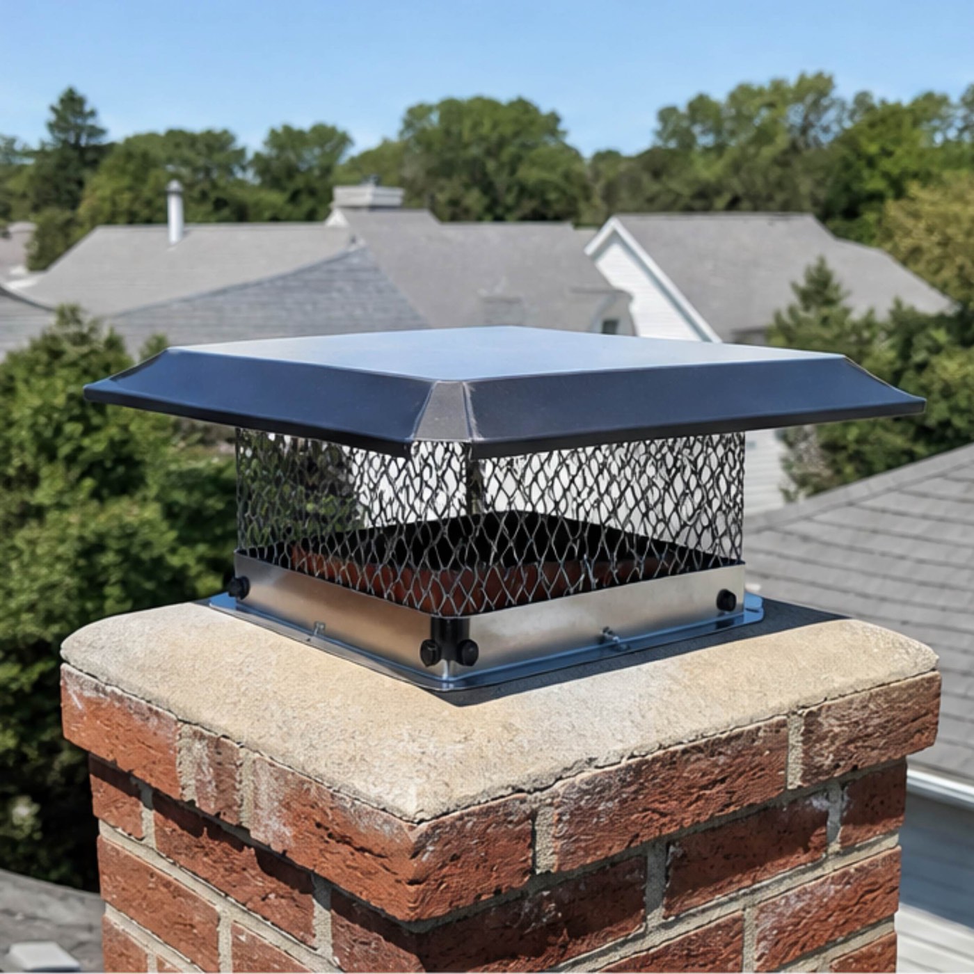New chimney cap installed